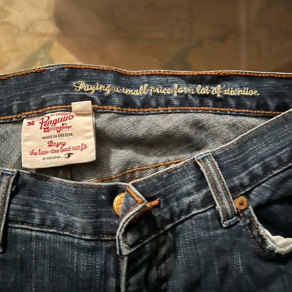 Y2K look but Good as new original Penguin jeans low rise boot cut total 90s look - Picture 4 of 6